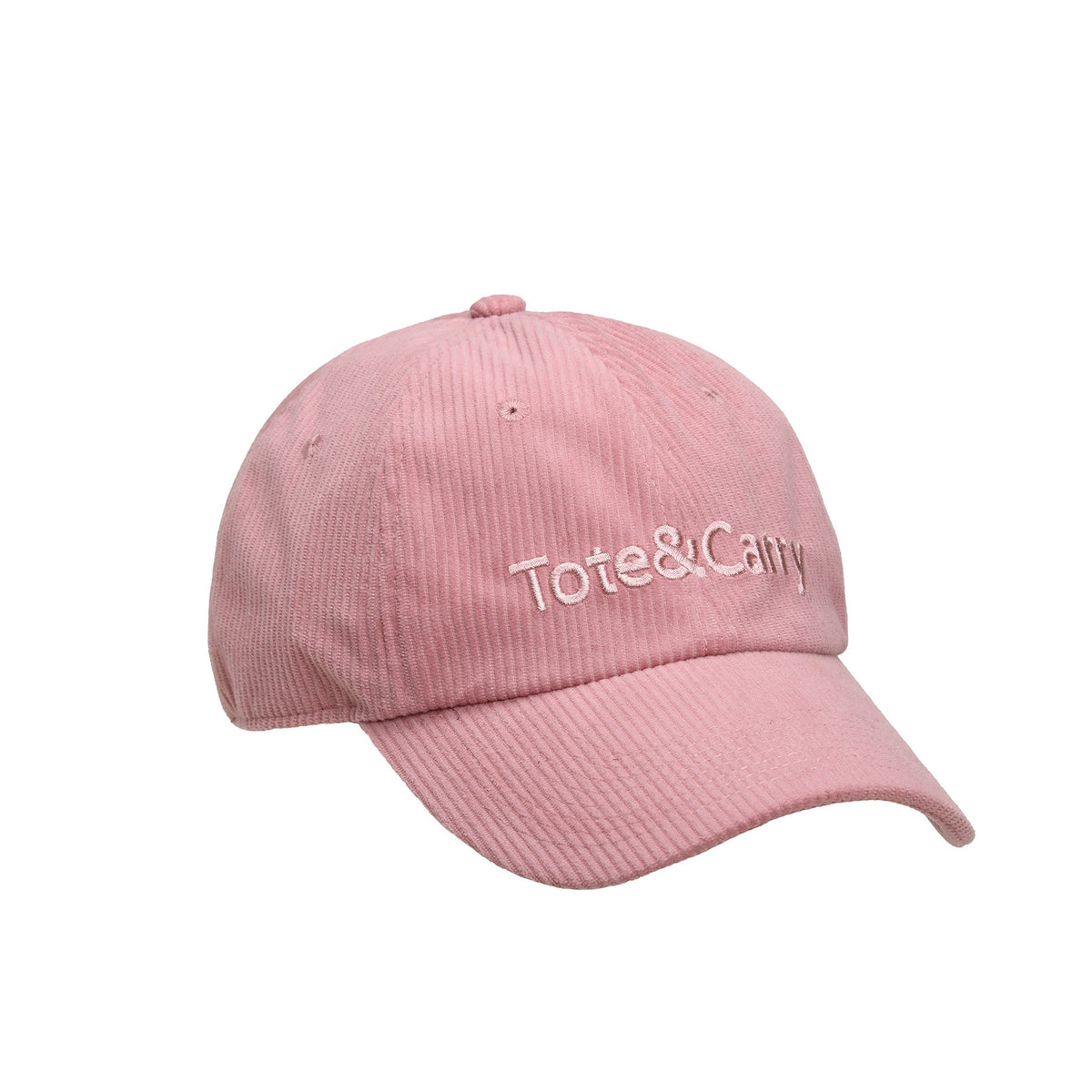 Tote&Carry Pink Corduroy Dad Cap
