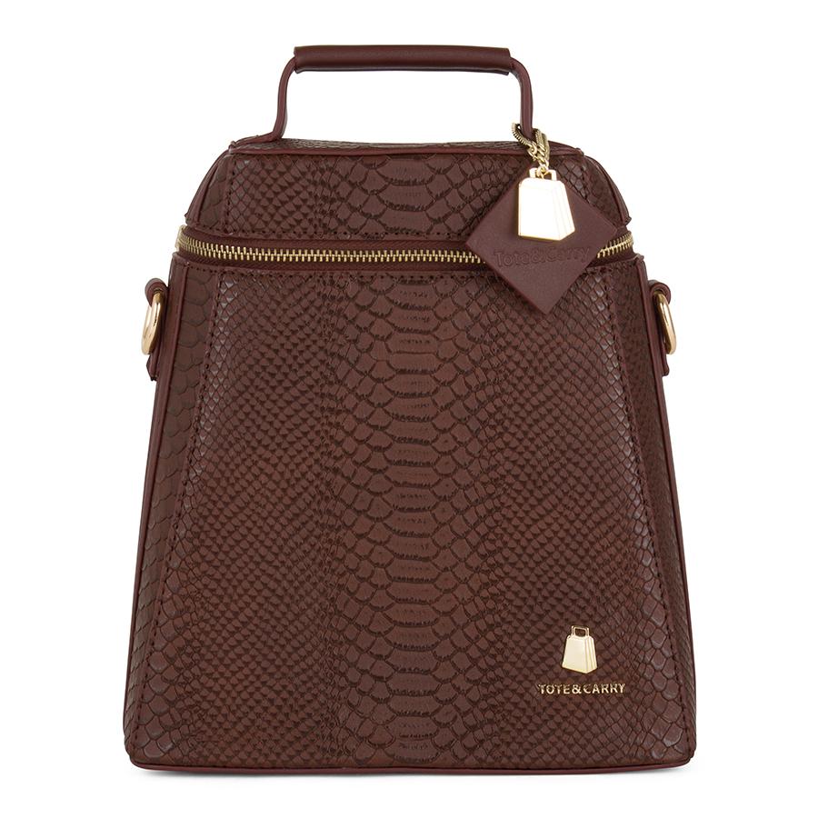WOMENS BROWN COWBELL BACKPACK