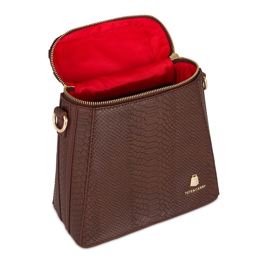 WOMENS BROWN COWBELL BACKPACK
