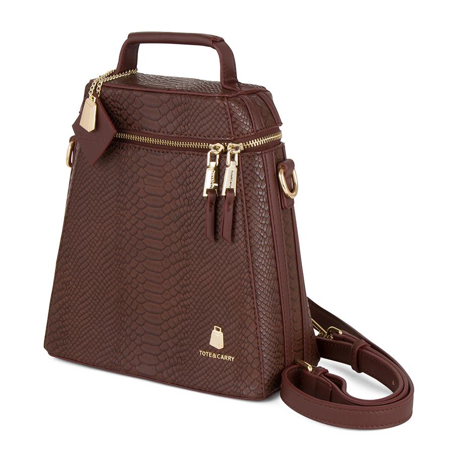 WOMENS BROWN COWBELL BACKPACK