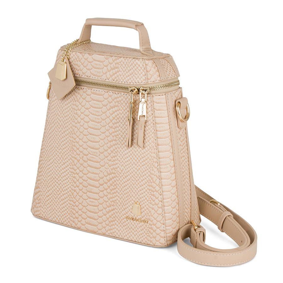 WOMENS BEIGE COWBELL BACKPACK