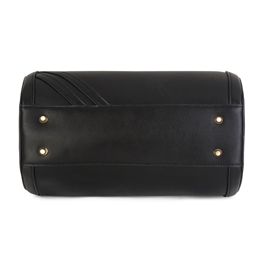 BLACK BARREL PURSE