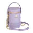 LAVENDER MINI BARREL PURSE