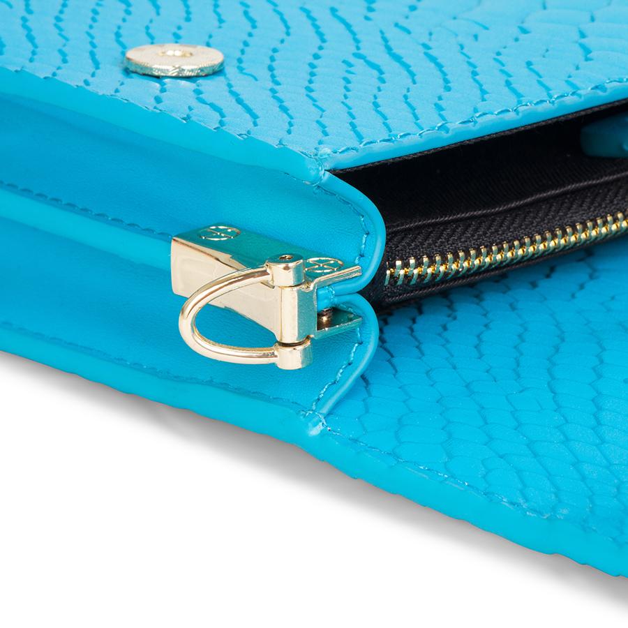 SARAH AQUA BLUE PURSE