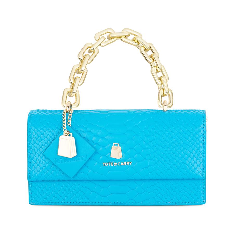 SARAH AQUA BLUE PURSE
