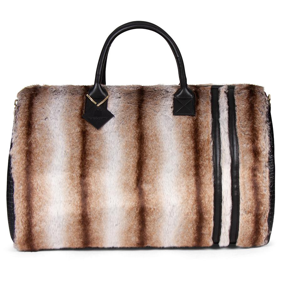 Caramel Apollo 3 Chinchilla Fur Travel Set