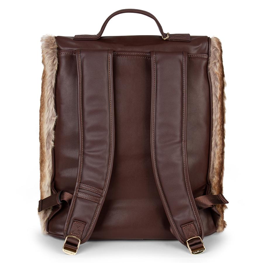 Coffee Apollo 3 Chinchilla Fur Travel Set