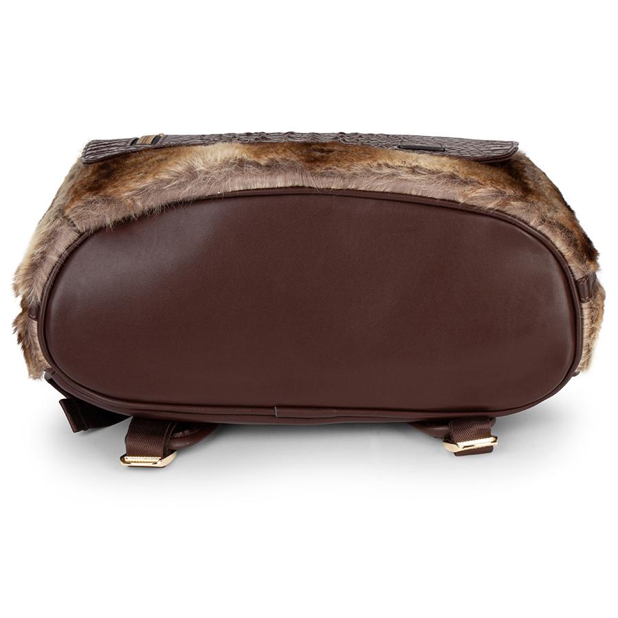 Coffee Apollo 3 Chinchilla Fur Travel Set