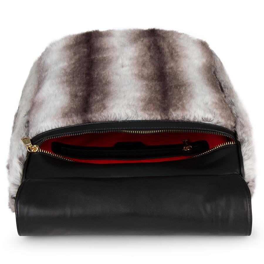 Grey Apollo 3 Chinchilla Fur Travel Set