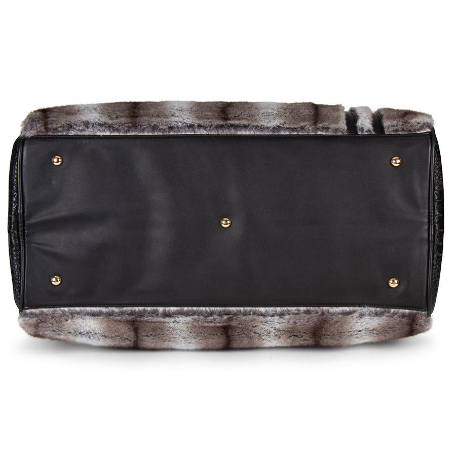 Grey Apollo 3 Chinchilla Fur Travel Set