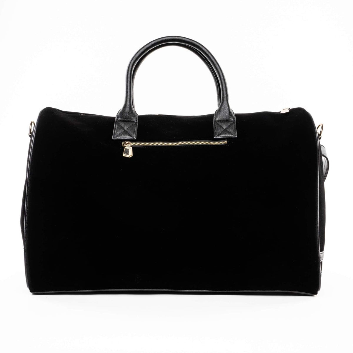 Black Velour Duffle - Tote&Carry