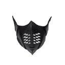 Black Silver Spiked Face Mask