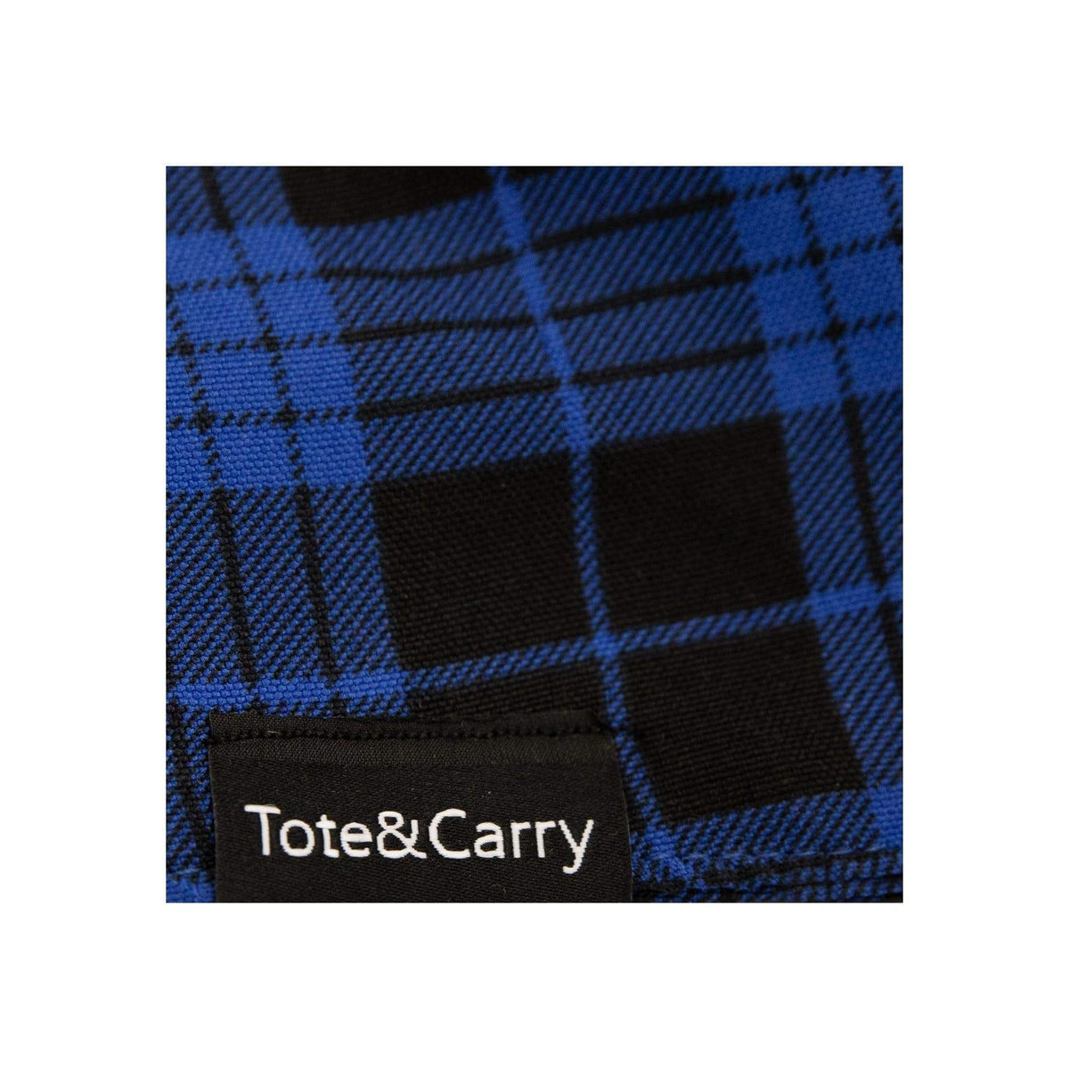 Blue Plaid Face Mask - Tote&Carry