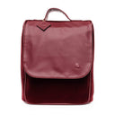 Burgundy Velour Backpack