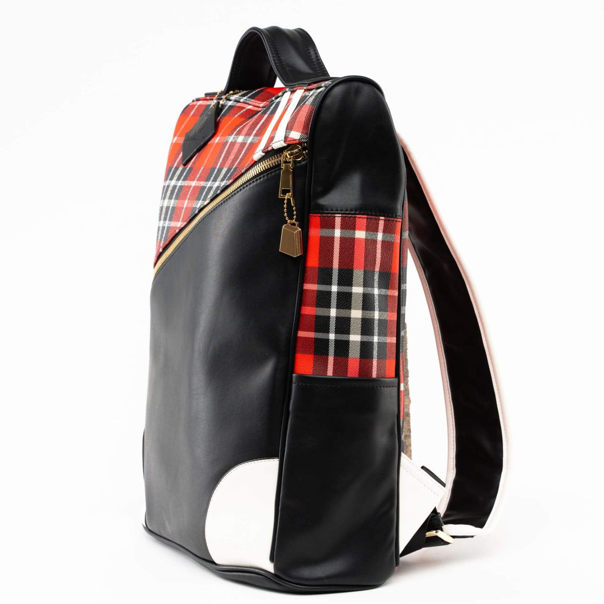 Red Plaid Fridge Backpack - Tote&Carry