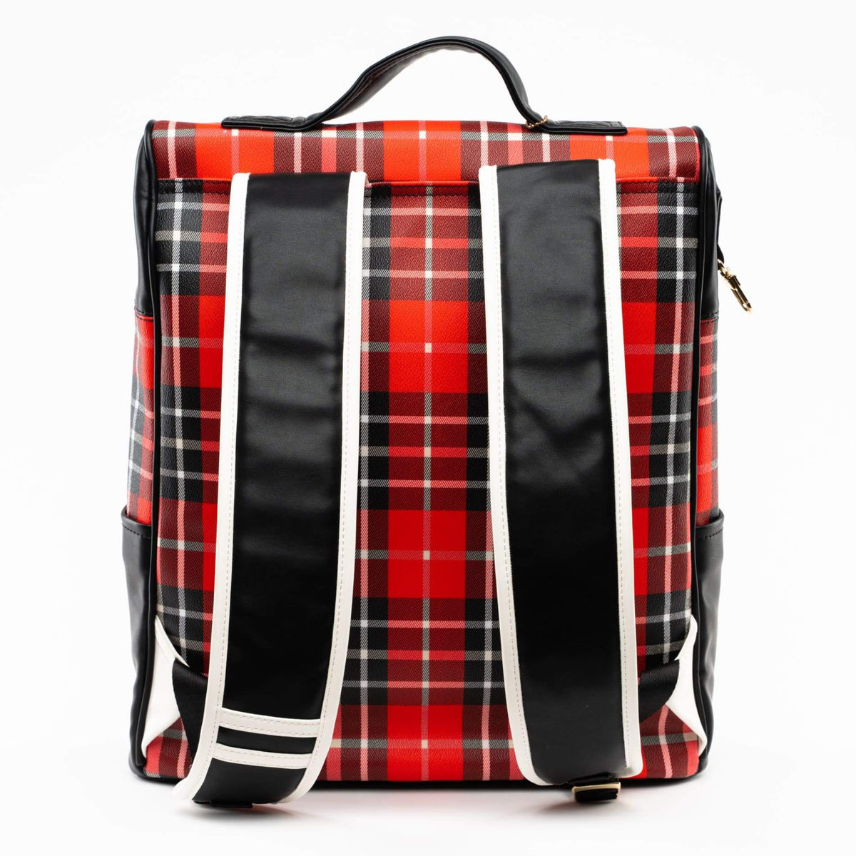 Red Plaid Fridge Backpack - Tote&Carry
