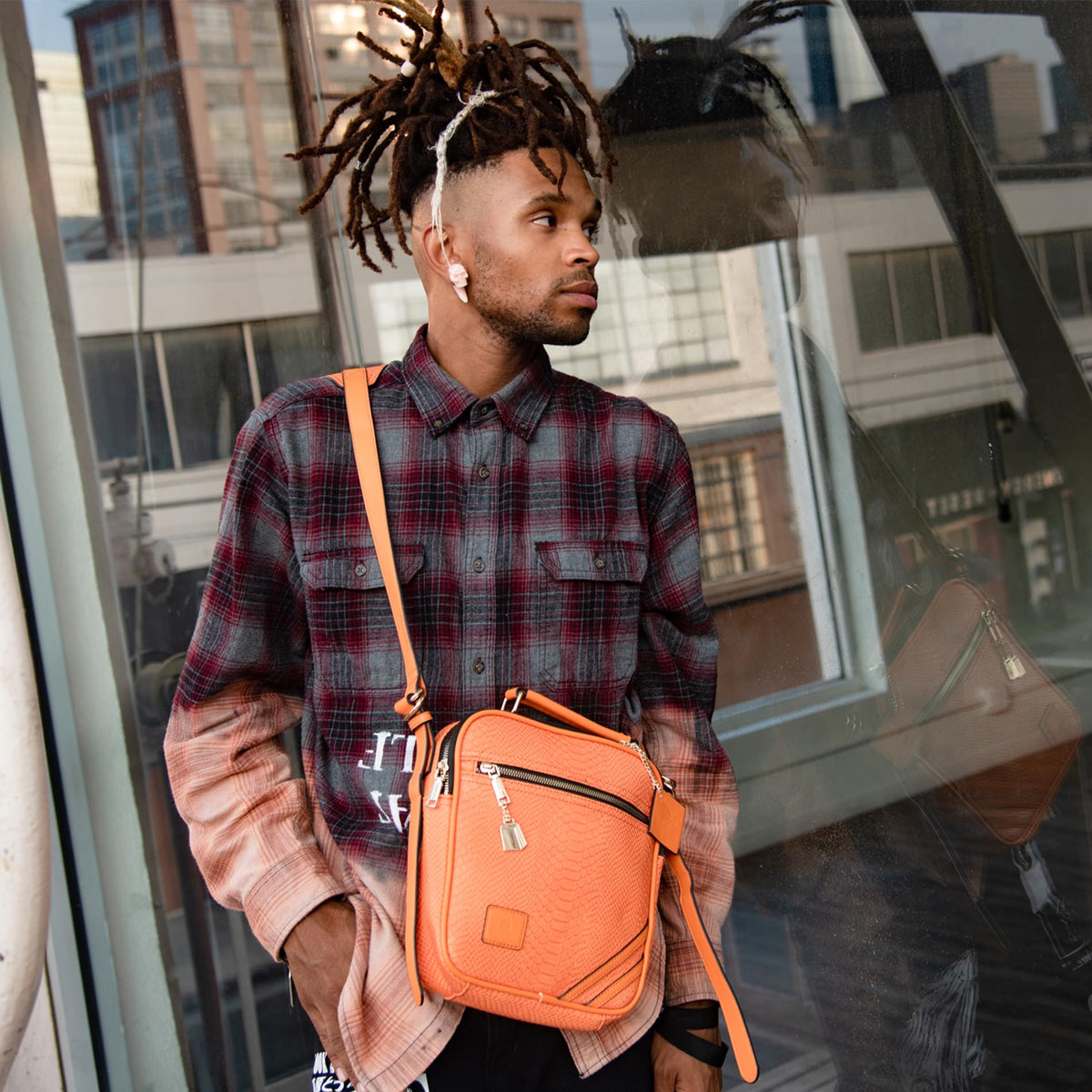 Tangerine Apollo 1 Mini Messenger Bag